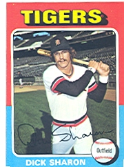 1975 Topps Mini Baseball Cards      293     Dick Sharon